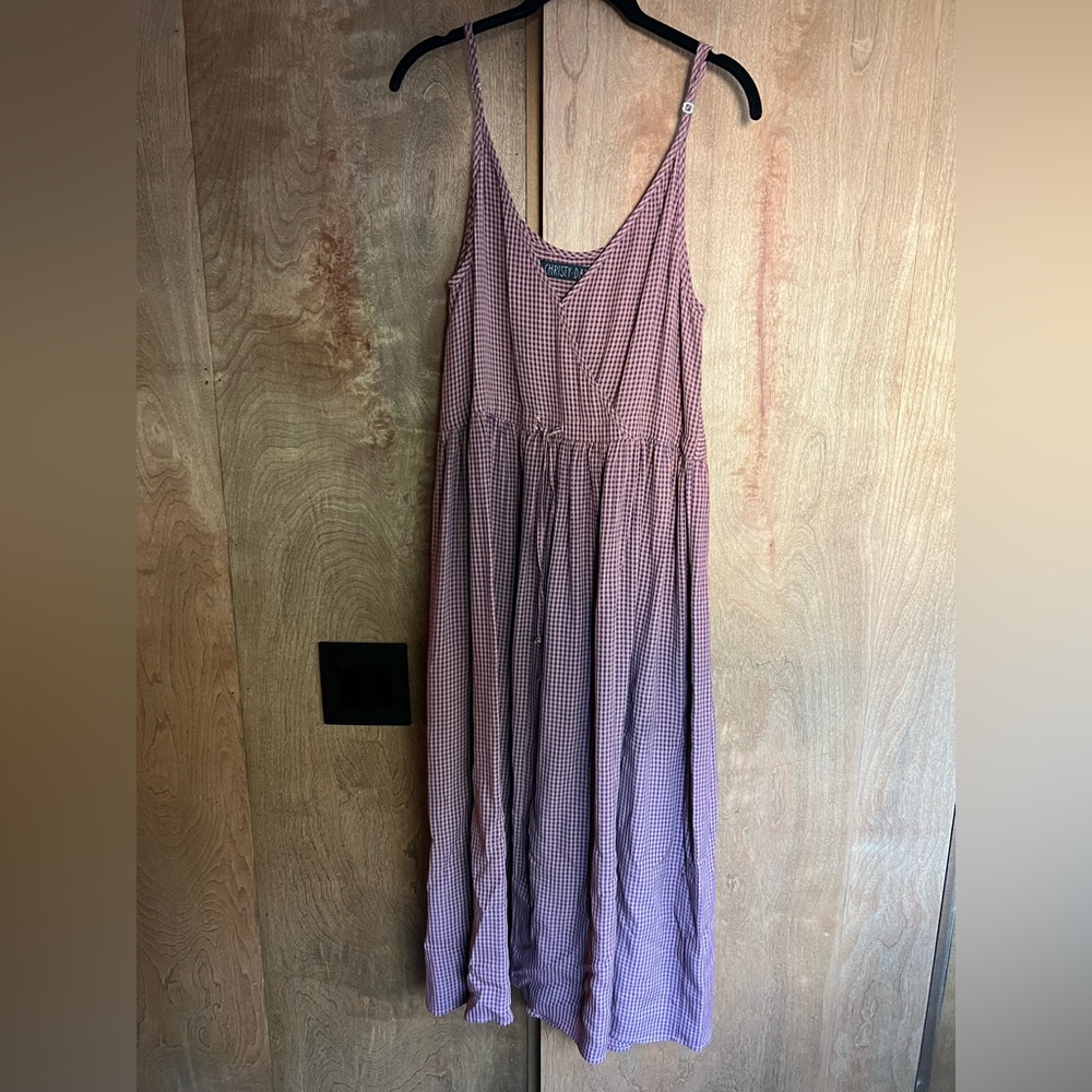 Christy Dawn The Lincoln Dress | Eggplant Gingham